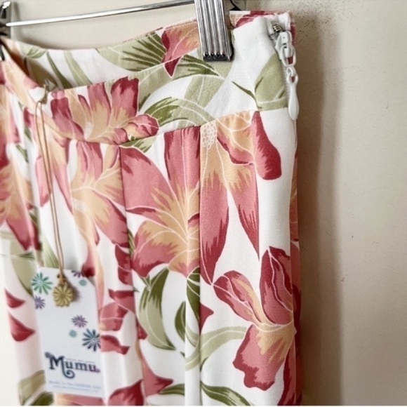 Show Me Your Mumu Lily Lady Maxi Skirt White/pink Floral Print Size Small NEW - Picture 6 of 10